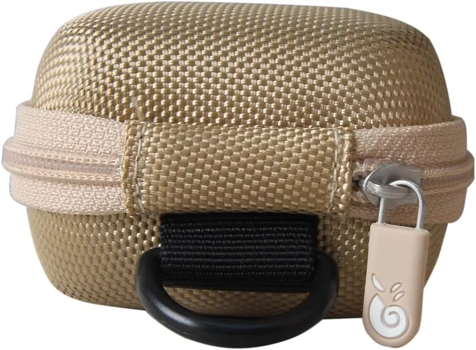 Hermitshell Hard Travel Case for TOZO A1 Mini Wireless Earbuds Bluetooth 5.3 in Ear Light-Weight Headphones (Khaki)