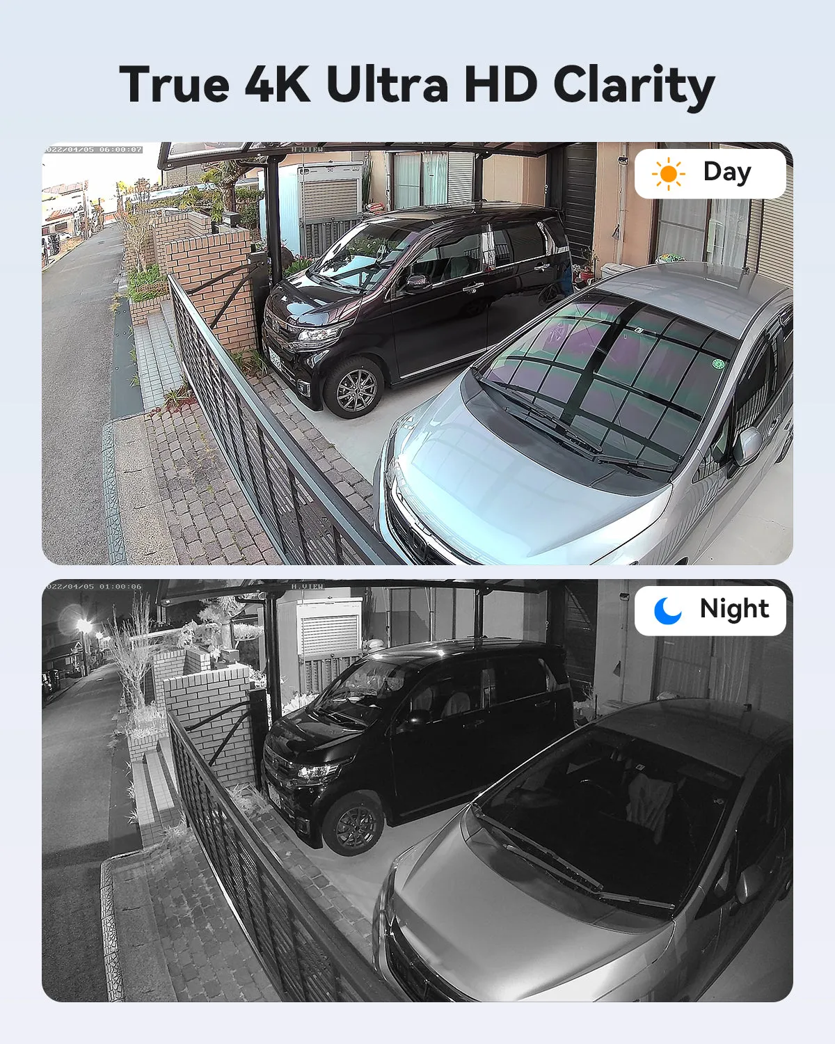 H.VIEW 4K (8MP) Ultra HD 8 Channels PoE Security System with Audio Record Dome & Bullet Cameras