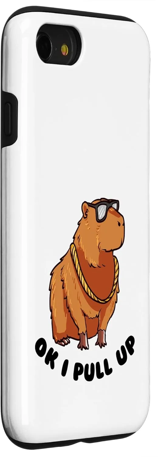 iPhone SE (2020) / 7 / 8 Ok I Pull Up Funny Cool Capybara With Glasses Dank Meme Case