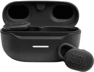 JBL Endurance Race TWS - Waterproof true wireless active sport earbuds, JBL Pure Bass Sound, Up to 30 hours of battery life, IP67 Waterproof and Dustproof, Ambient Aware & TalkThru (Black)