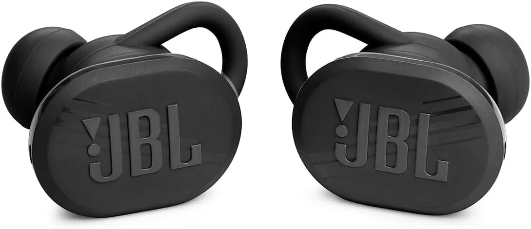 JBL Endurance Race TWS - Waterproof true wireless active sport earbuds, JBL Pure Bass Sound, Up to 30 hours of battery life, IP67 Waterproof and Dustproof, Ambient Aware & TalkThru (Black)