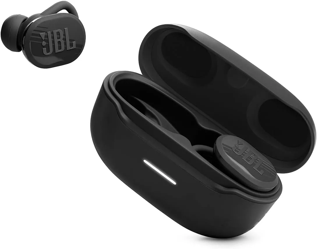 JBL JBLENDURACEBLKAM-Z Endurance Race Waterproof Wireless Sport Earbuds Black - Certified (Renewed)