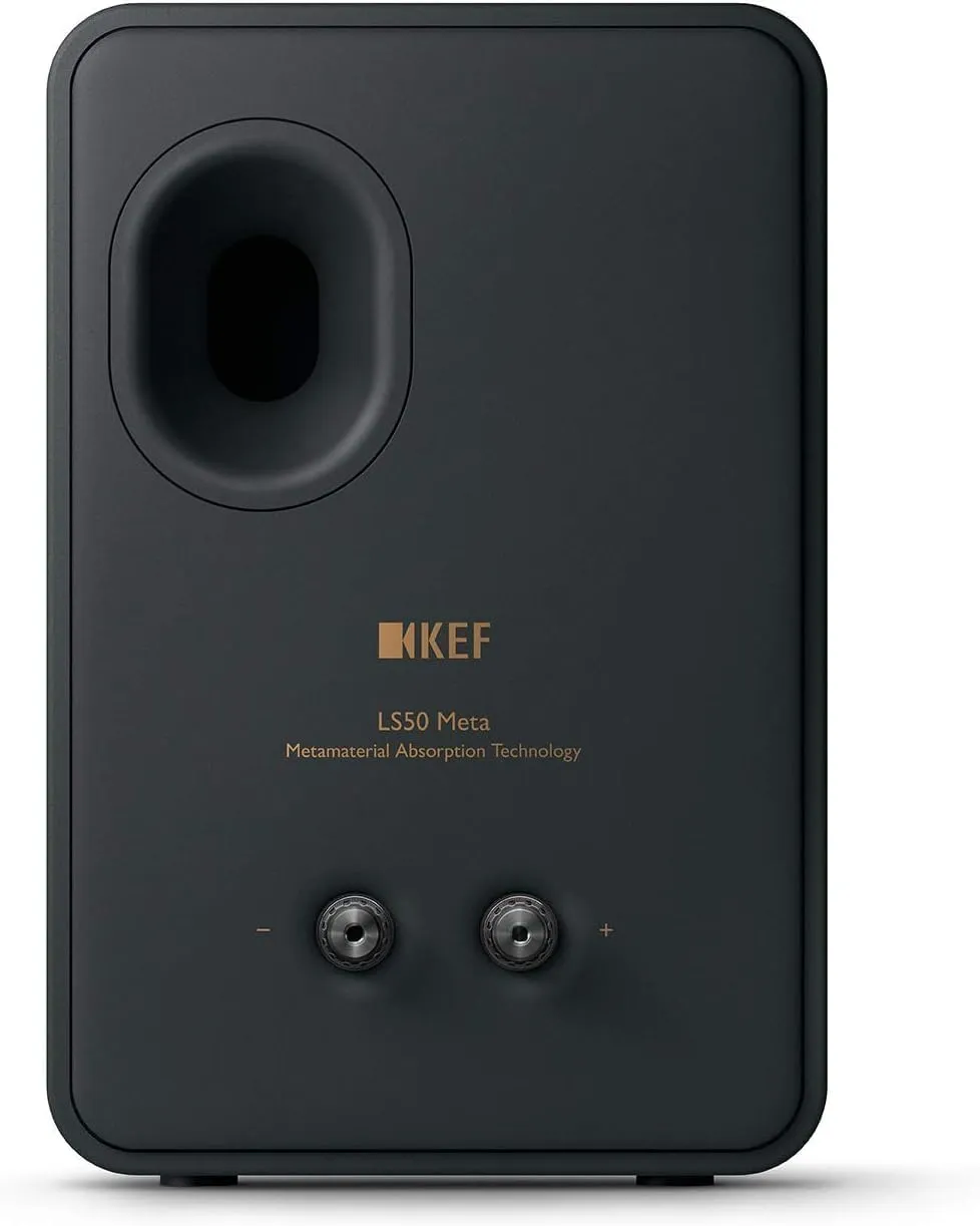 KEF LS50 Meta Passive Bookshelf Speakers - Pair (Carbon Black)