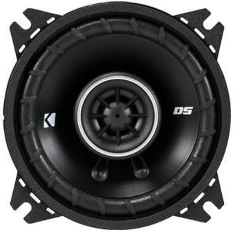 Kicker DSC40 4-Inch (100mm) Coaxial Speakers, 4-Ohm (Pair)