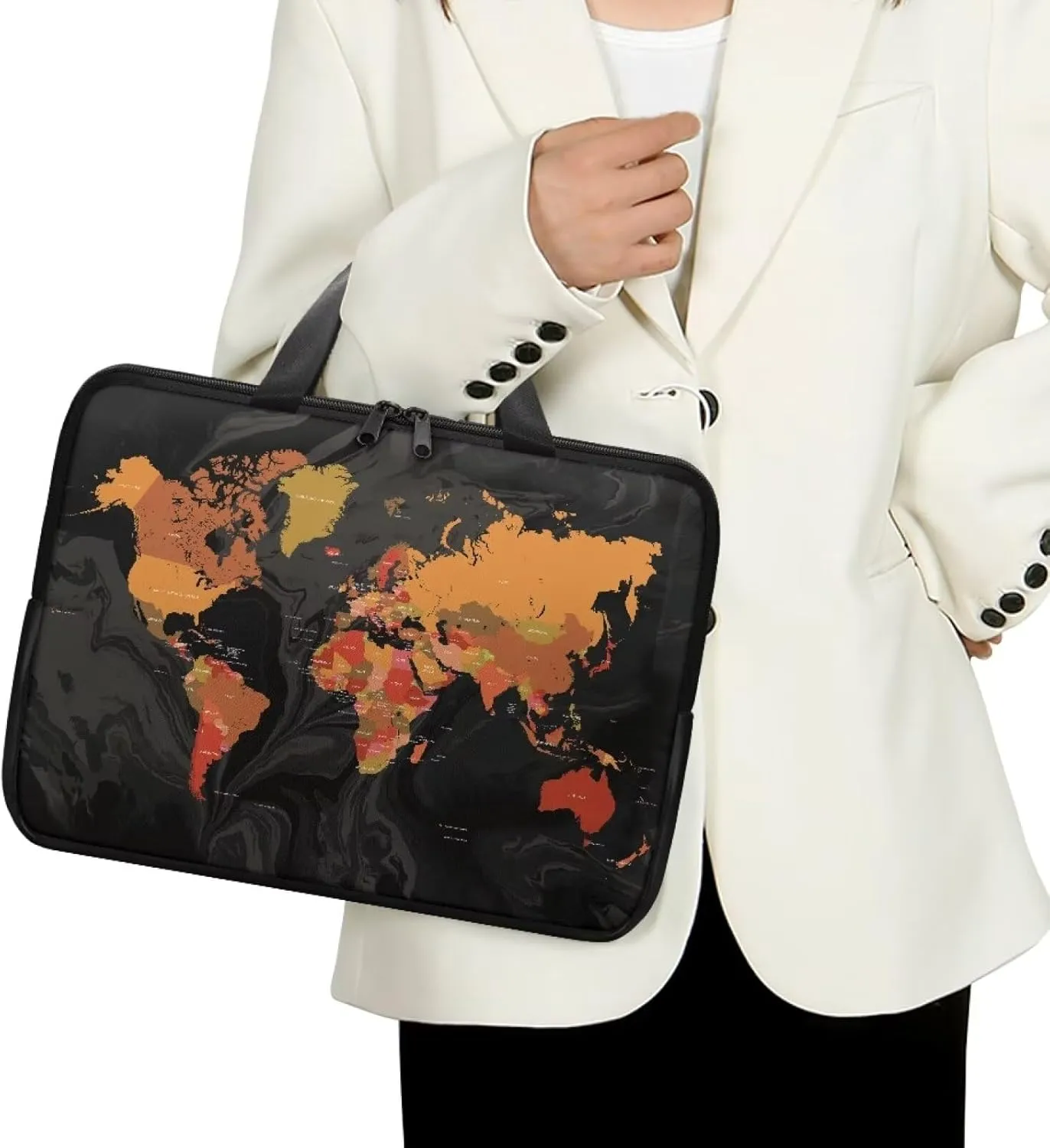 Laptop Carrying Case Portable Computer Bag Shockproof Protective Laptop Briefcase Laptop Sleeves with Top Handle
