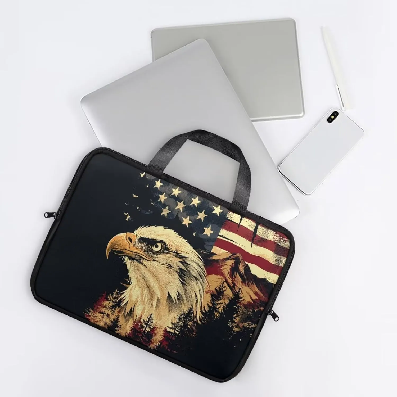 Laptop Carrying Case Portable Computer Bag Shockproof Protective Laptop Briefcase Laptop Sleeves with Top Handle