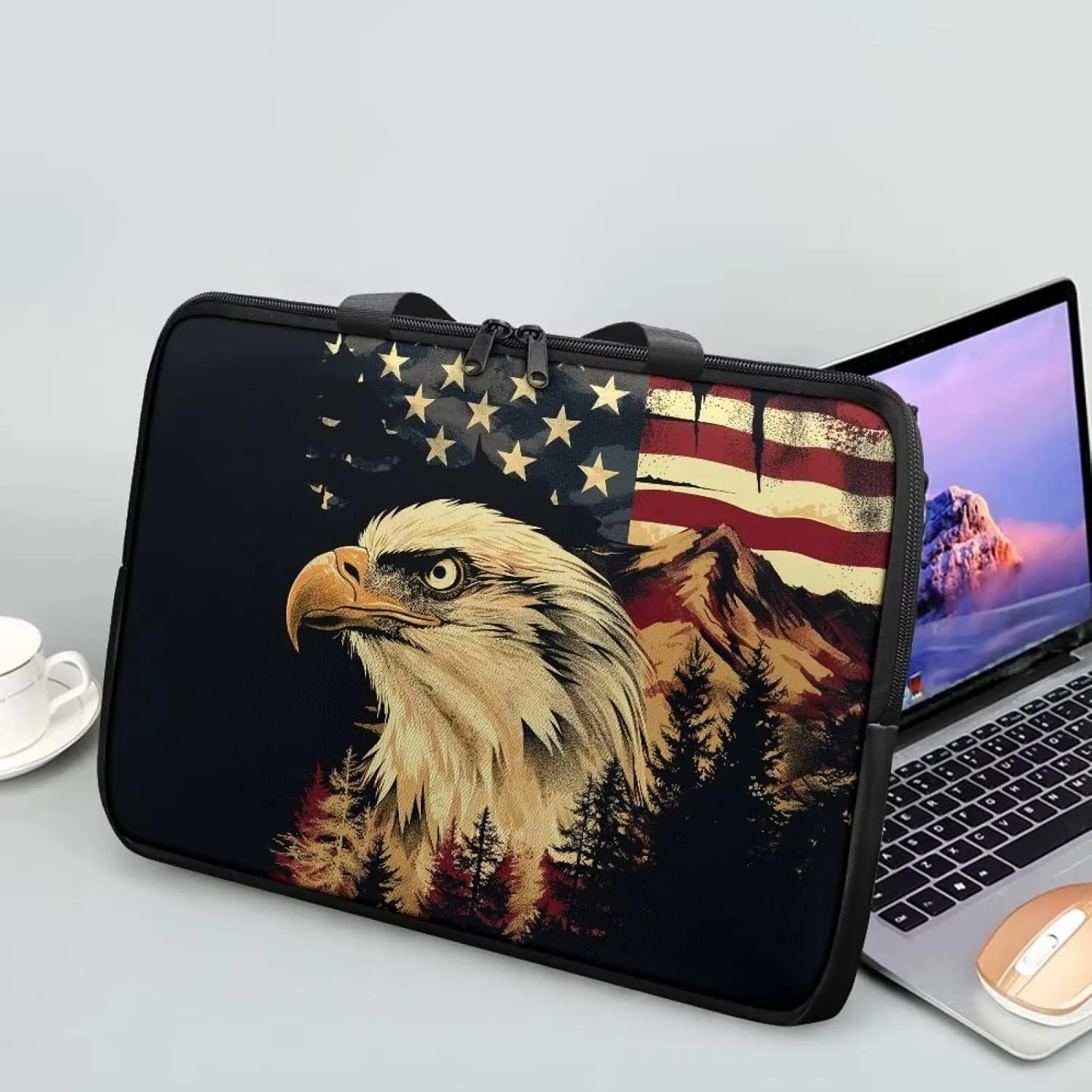 Laptop Carrying Case Portable Computer Bag Shockproof Protective Laptop Briefcase Laptop Sleeves with Top Handle