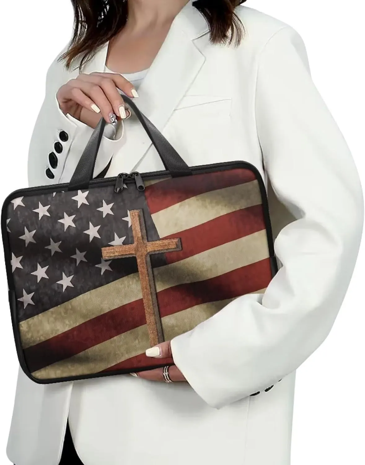 Laptop Carrying Case Portable Computer Bag Shockproof Protective Laptop Briefcase Laptop Sleeves with Top Handle
