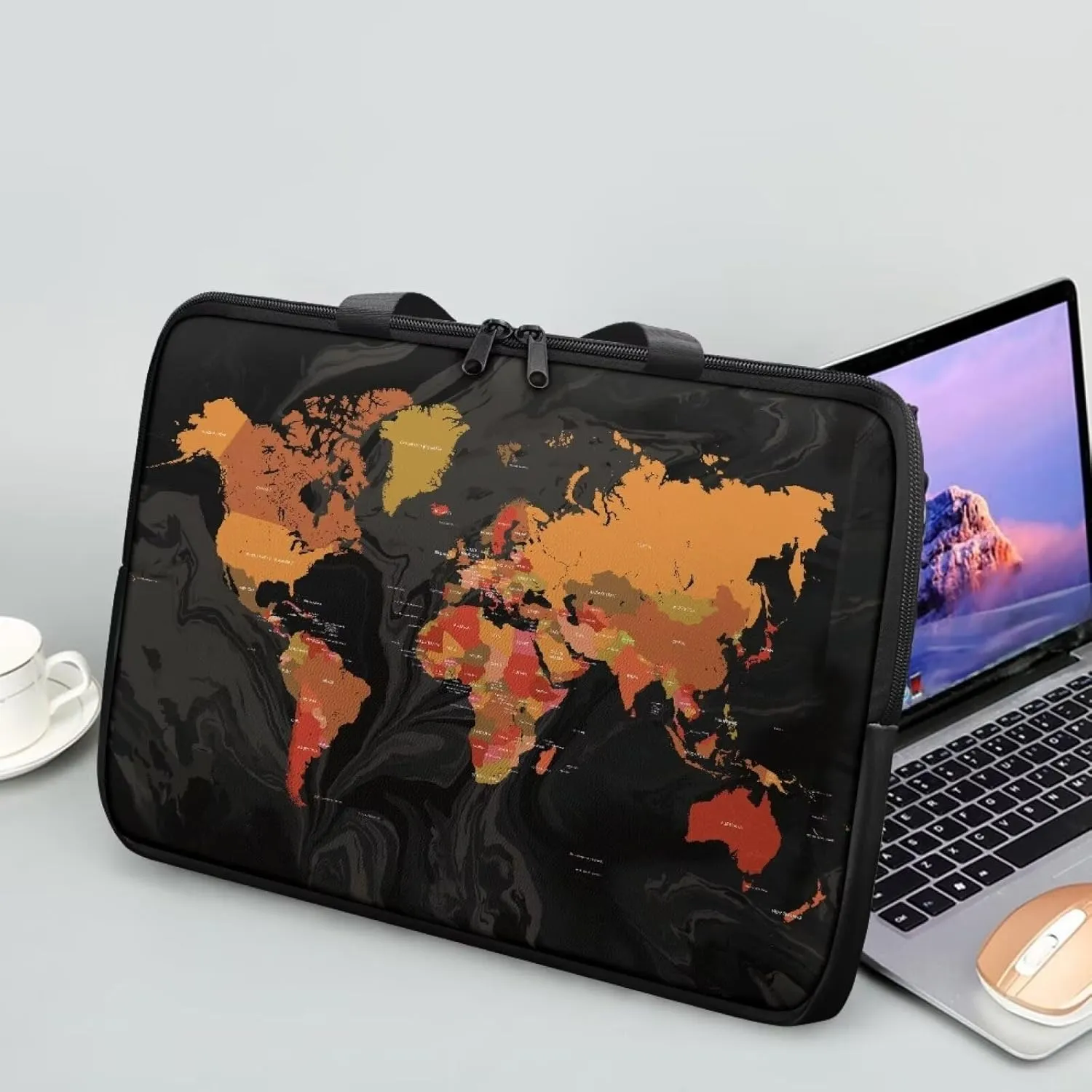Laptop Carrying Case Portable Computer Bag Shockproof Protective Laptop Briefcase Laptop Sleeves with Top Handle