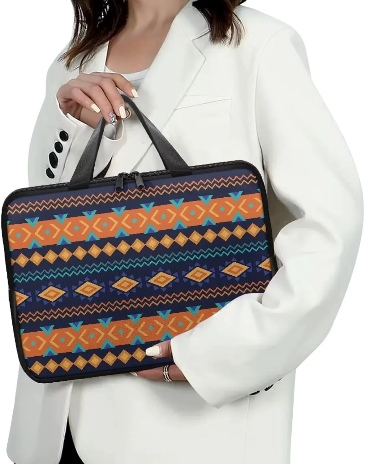 Laptop Carrying Case Portable Computer Bag Shockproof Protective Laptop Briefcase Laptop Sleeves with Top Handle