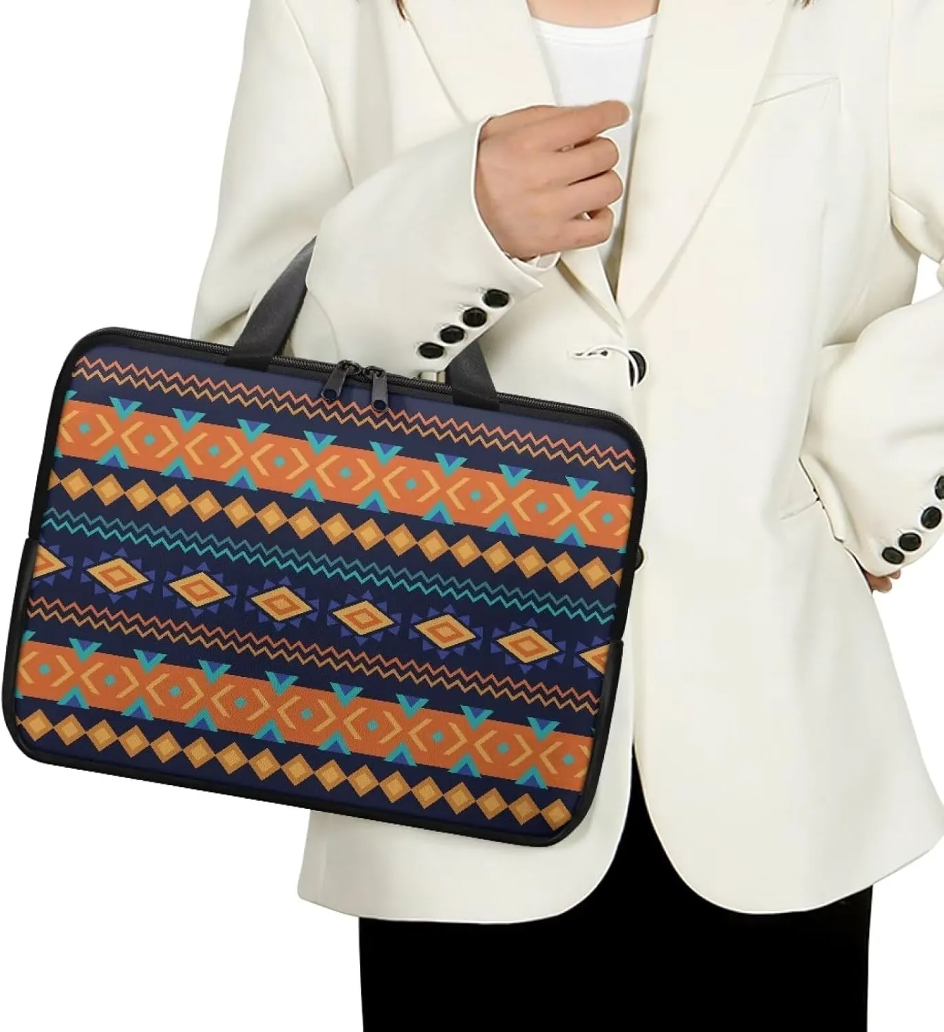 Laptop Carrying Case Portable Computer Bag Shockproof Protective Laptop Briefcase Laptop Sleeves with Top Handle