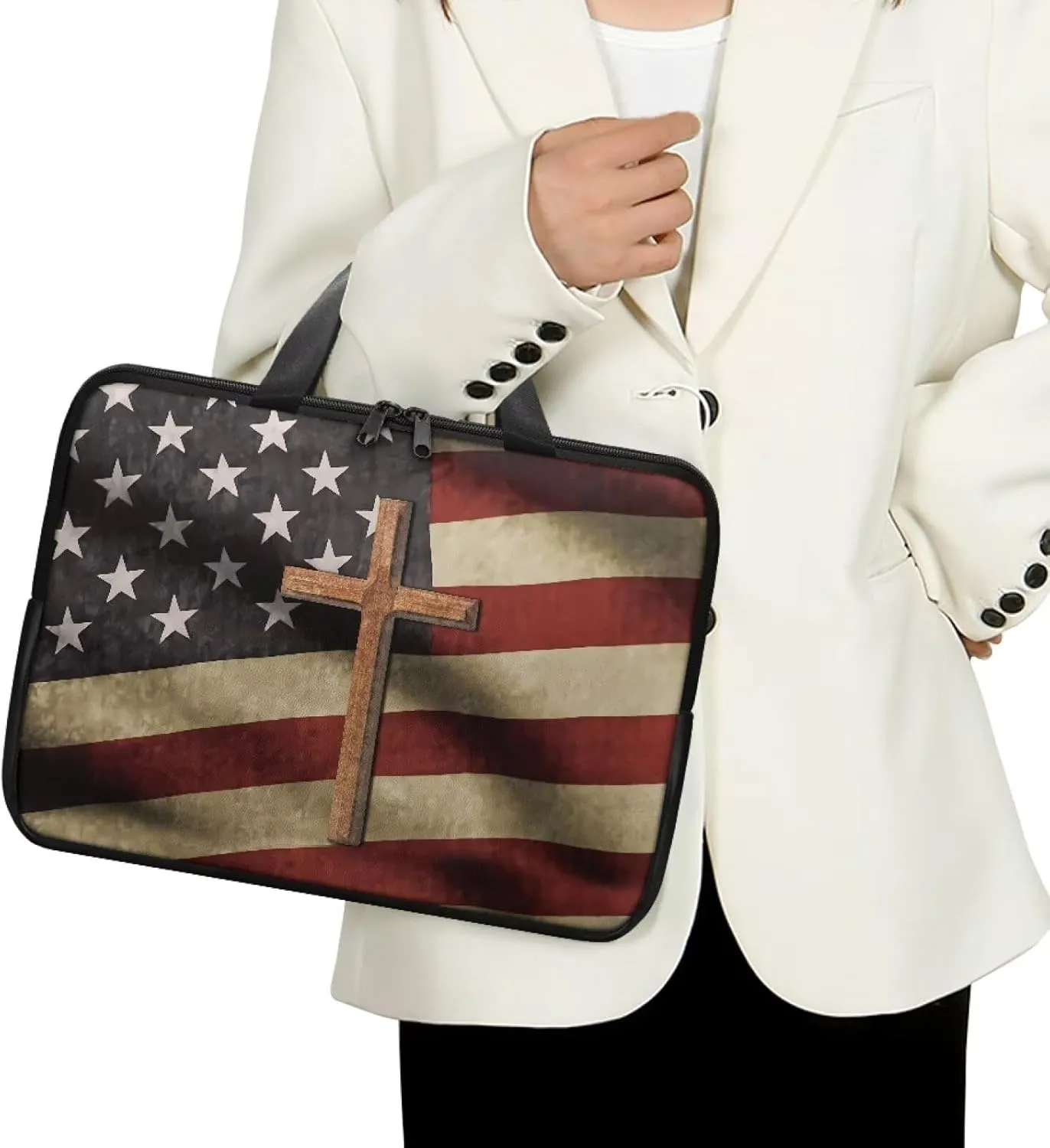 Laptop Carrying Case Portable Computer Bag Shockproof Protective Laptop Briefcase Laptop Sleeves with Top Handle