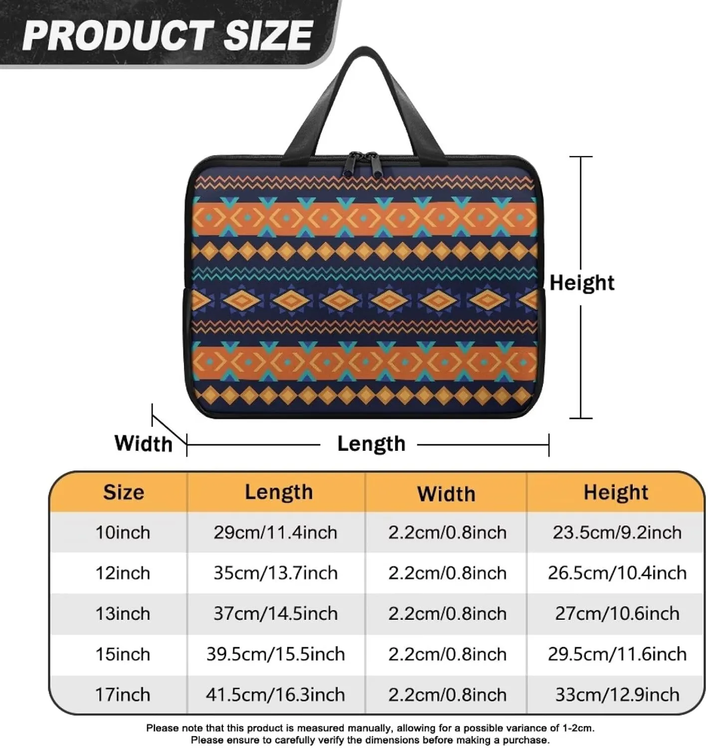 Laptop Carrying Case Portable Computer Bag Shockproof Protective Laptop Briefcase Laptop Sleeves with Top Handle
