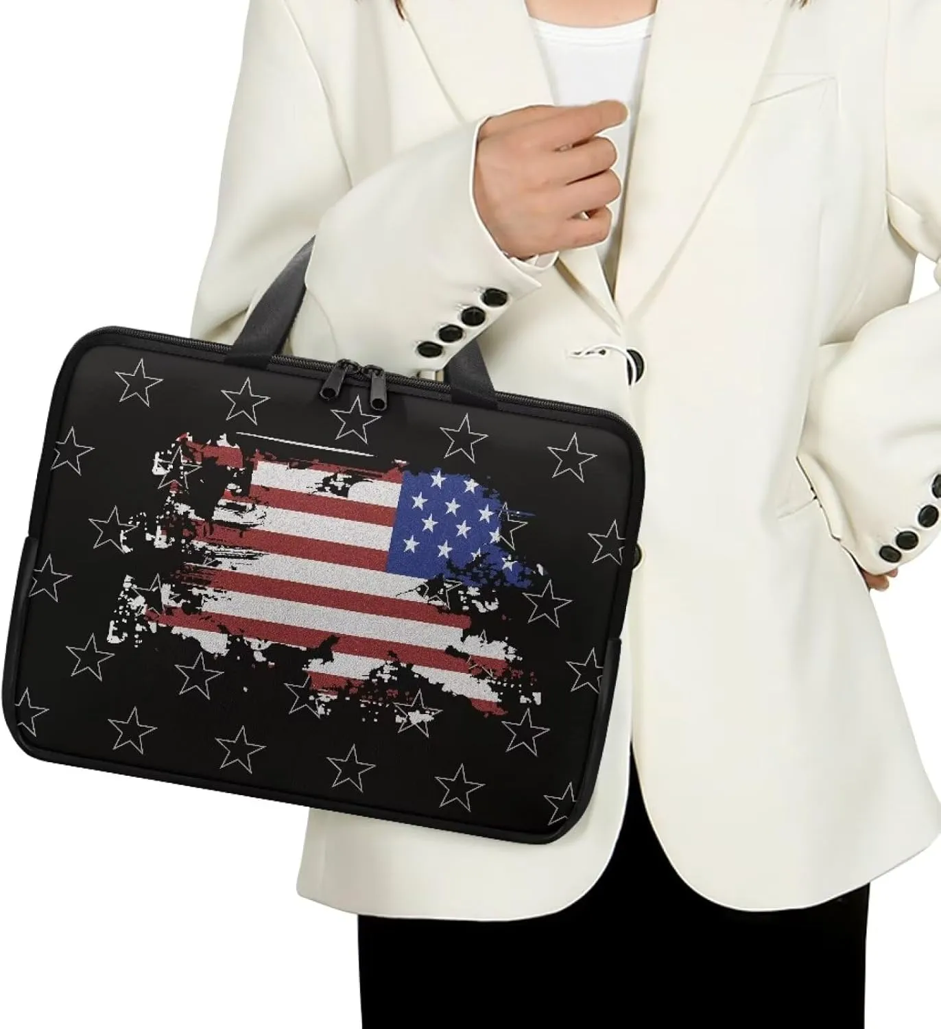 Laptop Carrying Case Portable Computer Bag Shockproof Protective Laptop Briefcase Laptop Sleeves with Top Handle