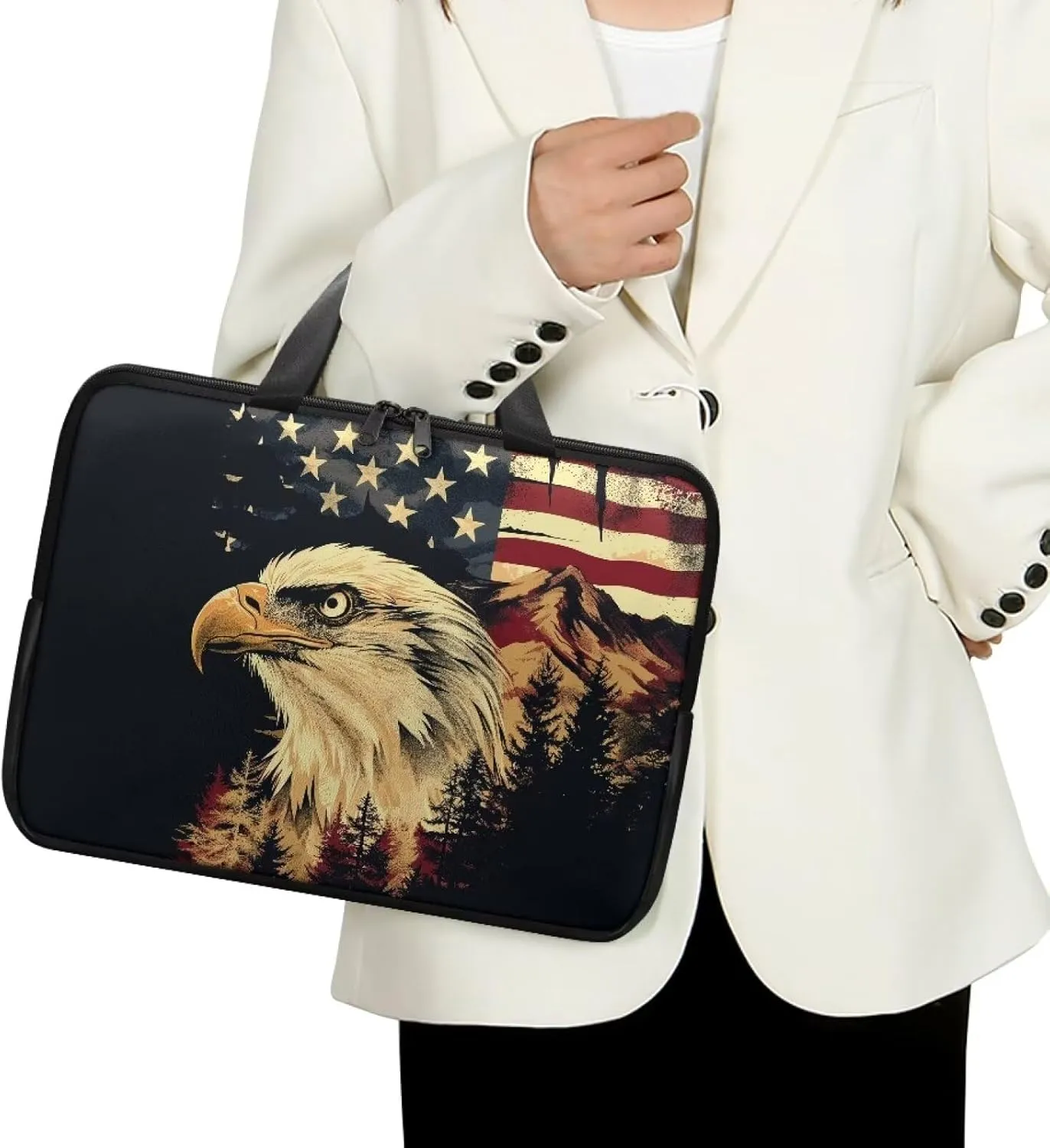 Laptop Carrying Case Portable Computer Bag Shockproof Protective Laptop Briefcase Laptop Sleeves with Top Handle