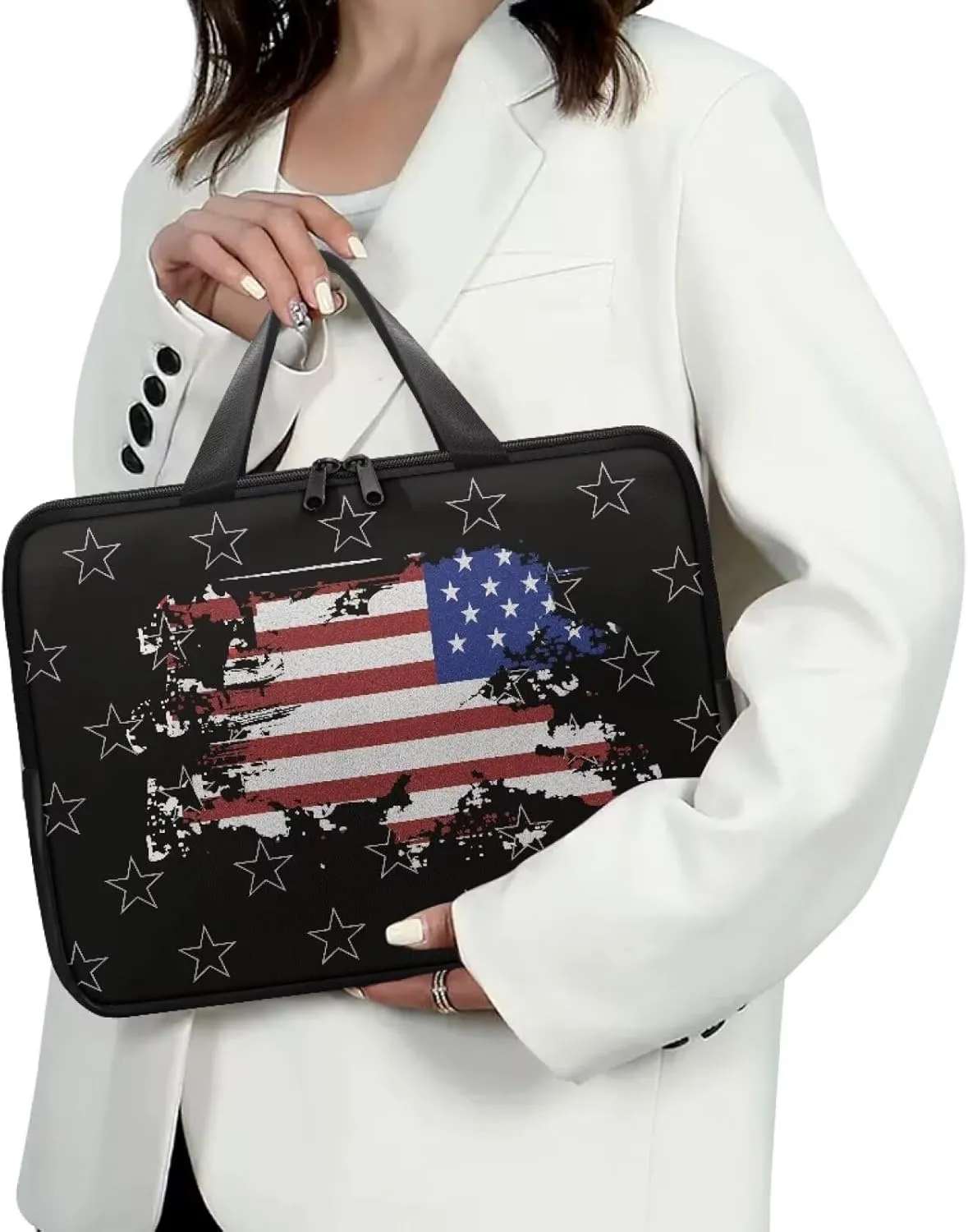 Laptop Carrying Case Portable Computer Bag Shockproof Protective Laptop Briefcase Laptop Sleeves with Top Handle
