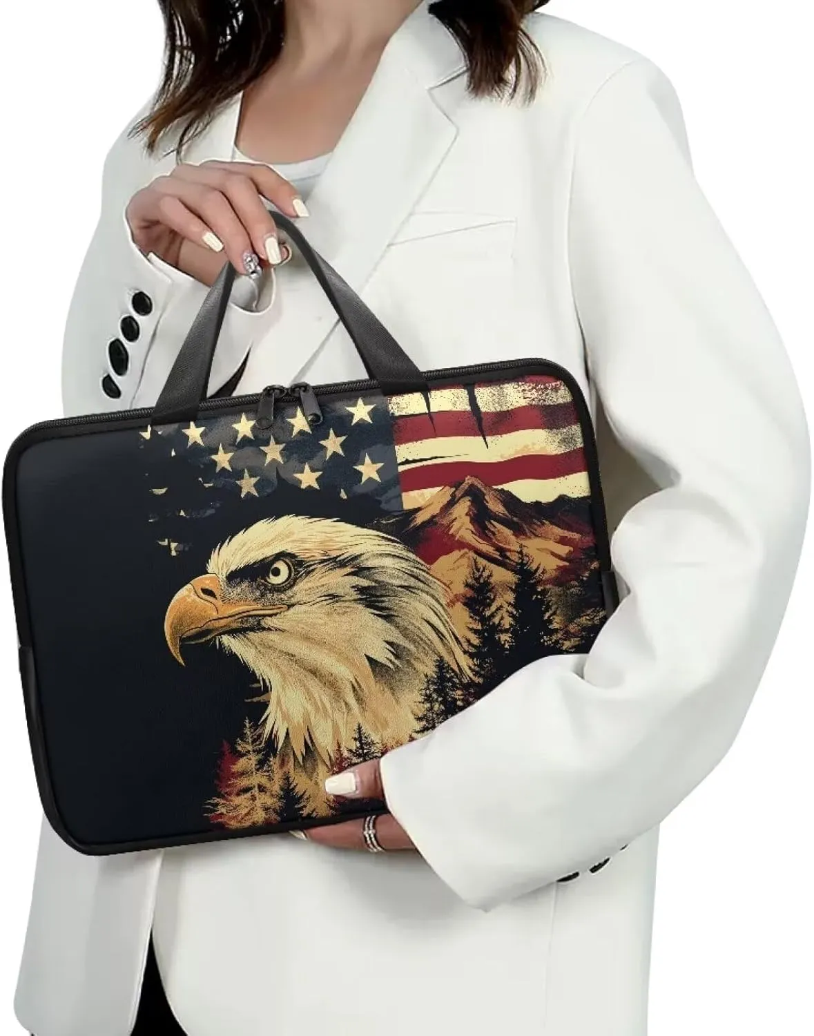 Laptop Carrying Case Portable Computer Bag Shockproof Protective Laptop Briefcase Laptop Sleeves with Top Handle