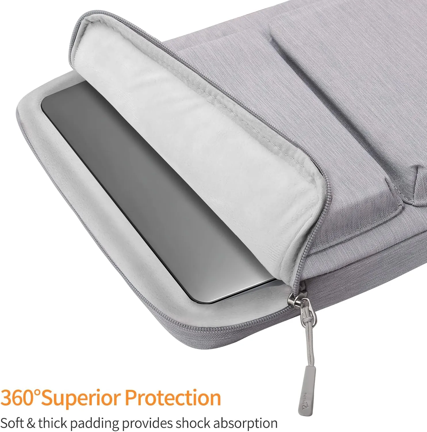 Laptop Sleeve Bag 16-inch MacBook Pro 2021-2019 A2485, Laptop Cover Water-Resistant Case Sleeve for Dell XPS 15, Surface Book 3/2, The New Razer Blade 15, Laptop Case Waterproof YKK Zipper Polyester.
