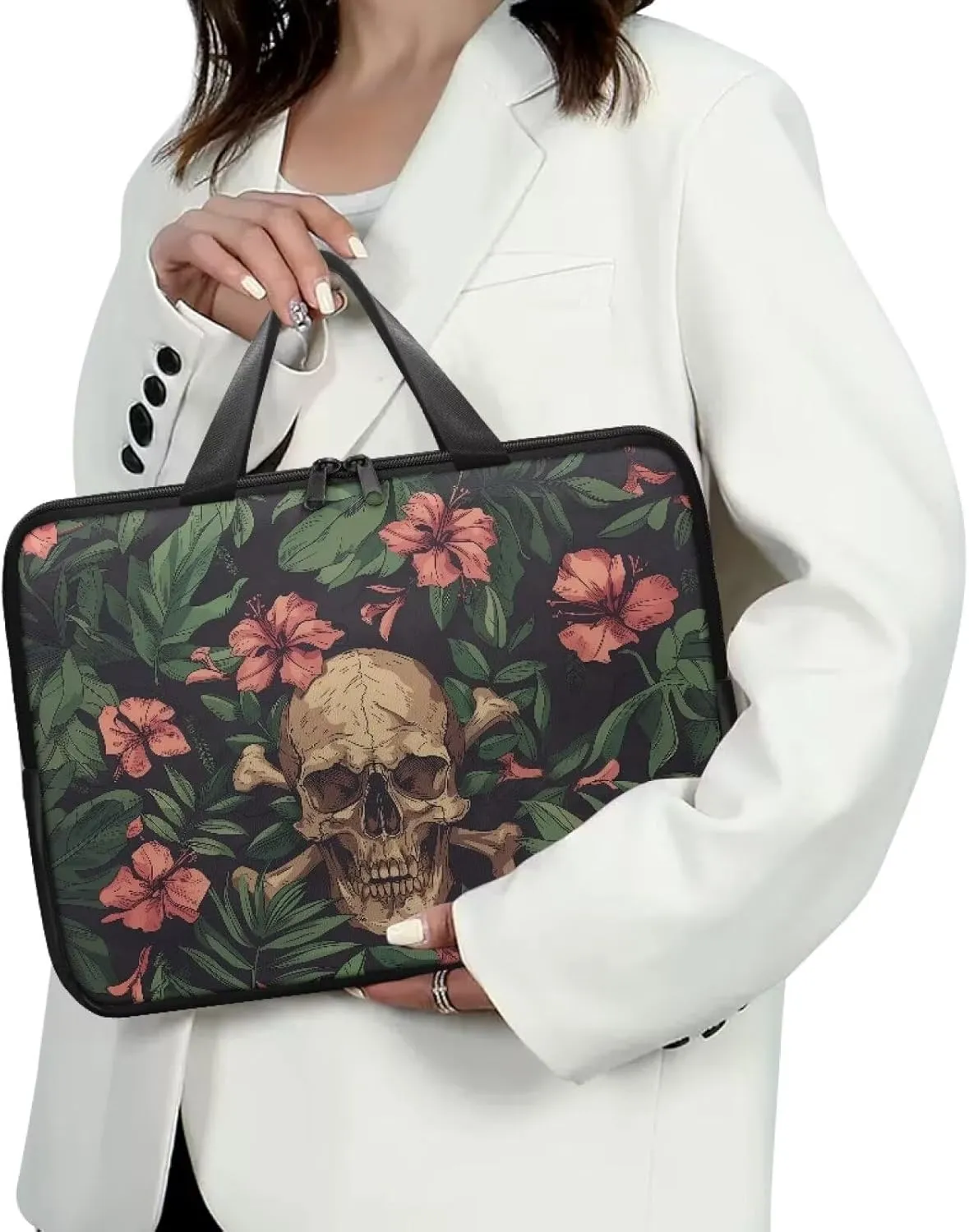 Laptop Sleeve Case Travel Laptop Bag with Handle Shockproof Carrying Briefcase Fashion Print Tablet Bag