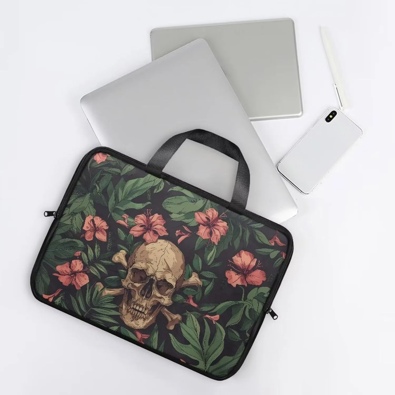 Laptop Sleeve Case Travel Laptop Bag with Handle Shockproof Carrying Briefcase Fashion Print Tablet Bag