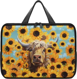 Laptop Sleeve Case Travel Laptop Bag with Handle Shockproof Carrying Briefcase Fashion Print Tablet Bag