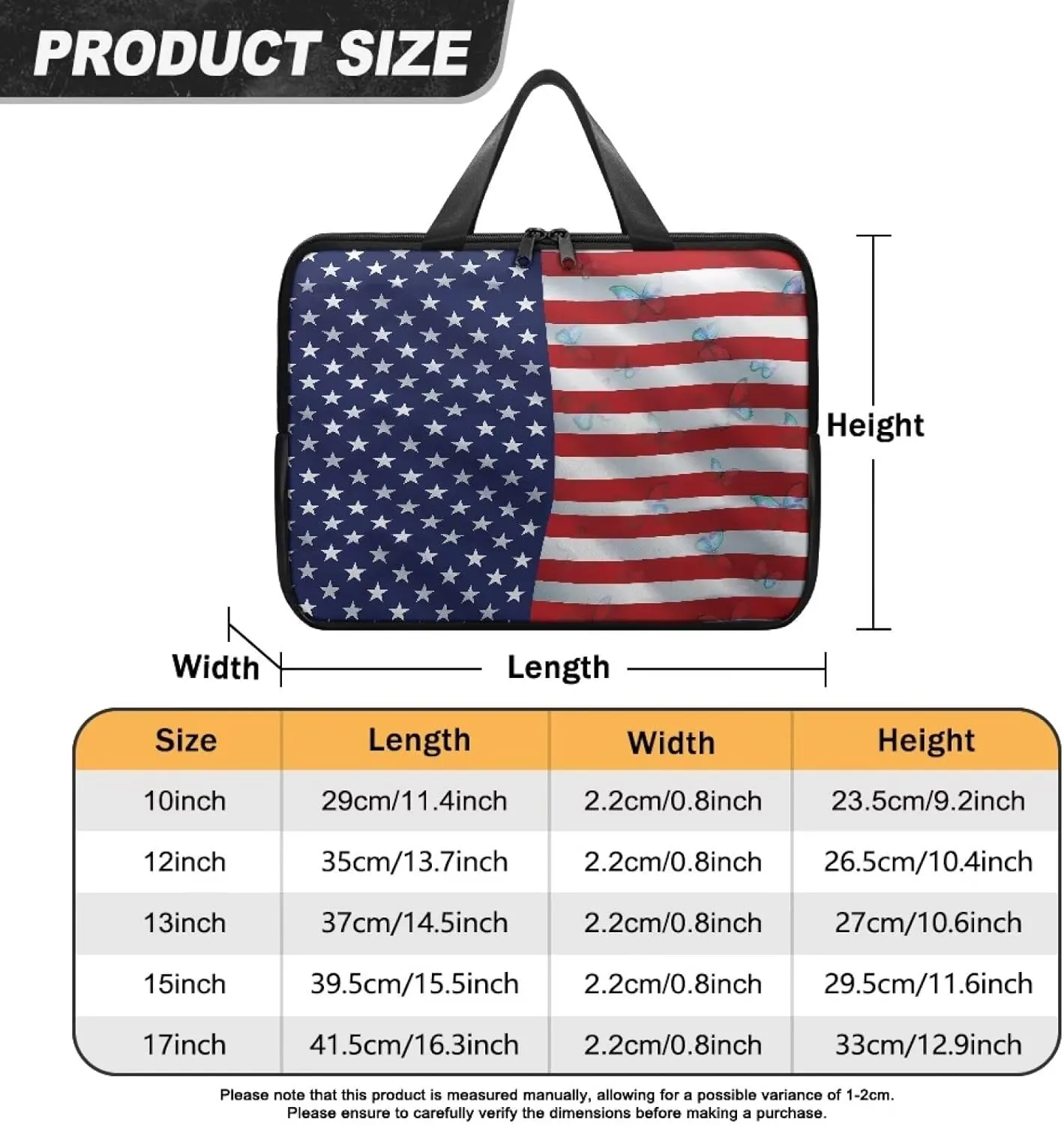 Laptop Sleeve Case Travel Laptop Bag with Handle Shockproof Carrying Briefcase Large Capacity Tablet Bag