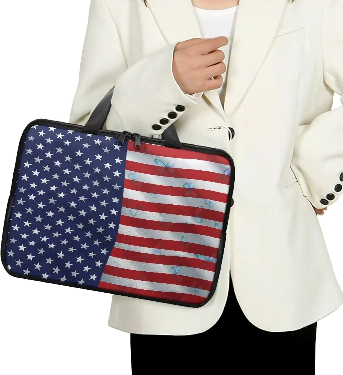 Laptop Sleeve Case Travel Laptop Bag with Handle Shockproof Carrying Briefcase Large Capacity Tablet Bag