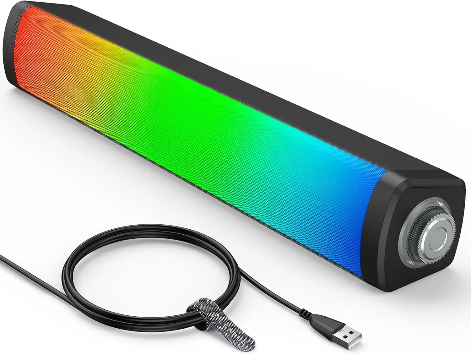 LENRUE Computer Speakers for Desktop Monitor, PC Speakers with Knob Control, Bluetooth Connect, USB Powered for Computer, PC, Laptop