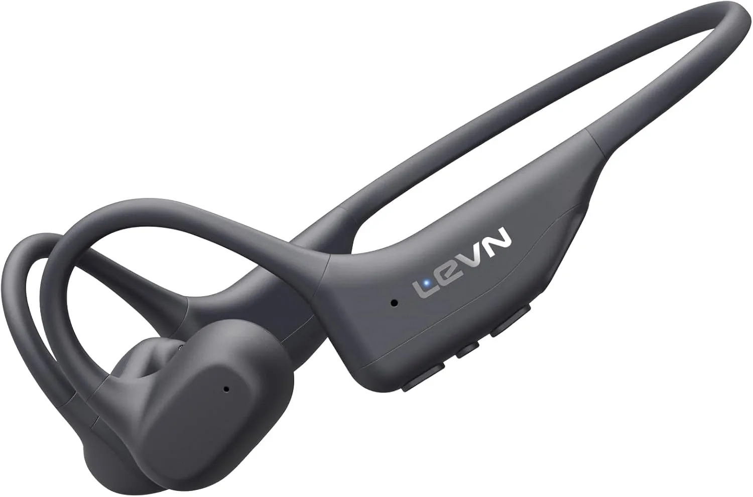 LEVN Open Ear Headphones, Wireless Bluetooth Sport Headphones with Built-in Mic, 14 Hours Playtime, Sweatproof & Waterproof Bluetooth Headset for Workout, Running, Sports, Cycling, Hiking, Gym, Calls