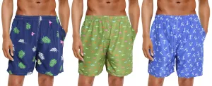 M-673B - Wholesale Men's Printed Swim Trunk