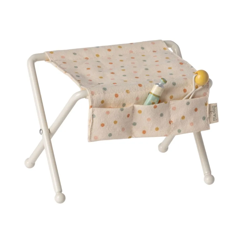 Maileg Nursery Table Baby Mouse - Off White