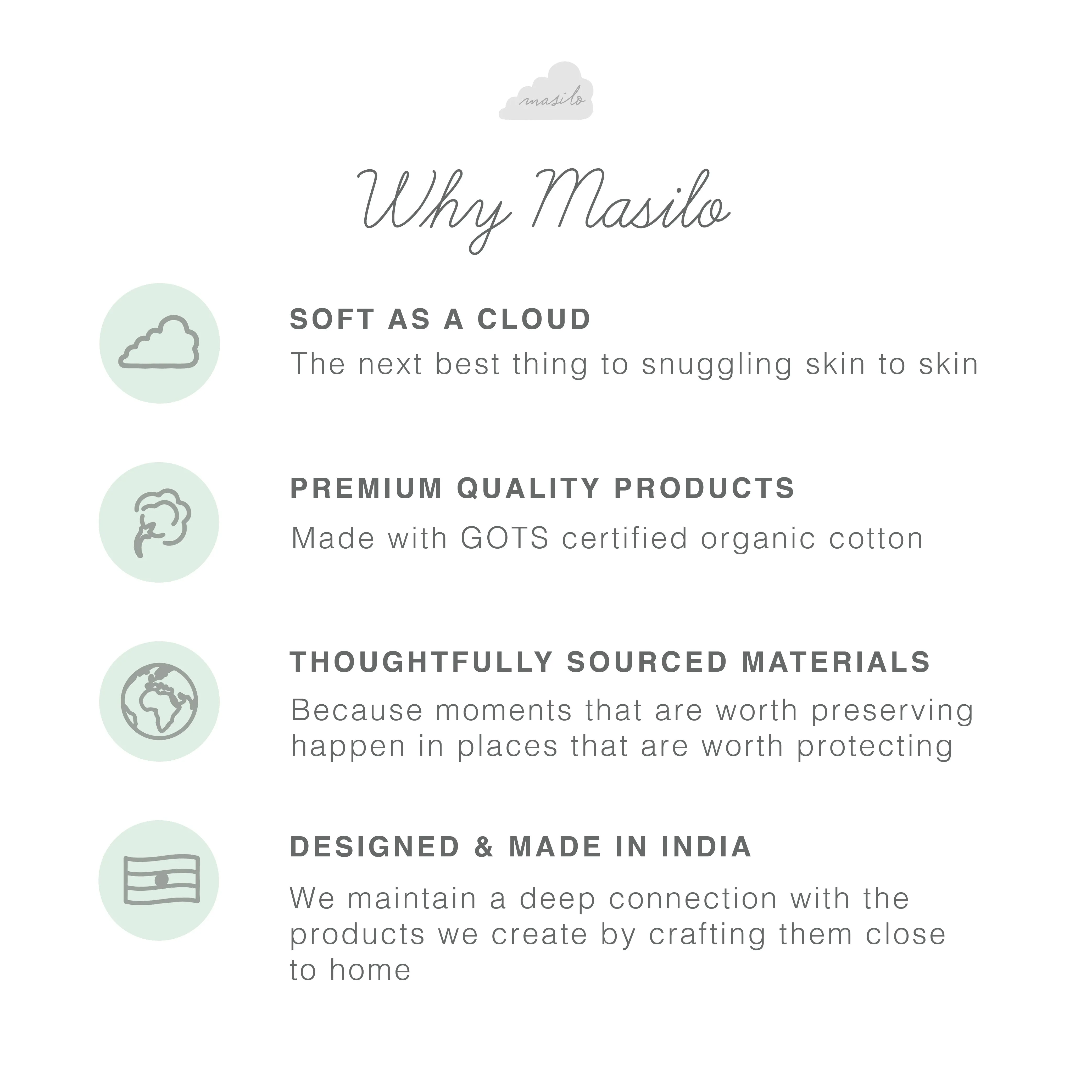 Masilo Bamboo Muslin Burp Cloth & Bib (Pack of 2)  Pool Floaties