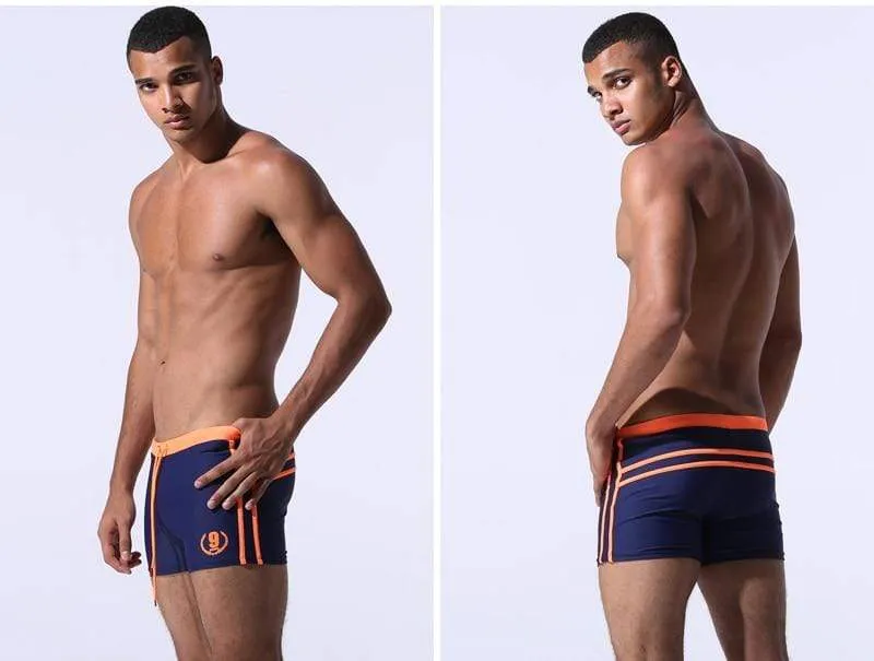Melon Racing Trunks Swimsuit