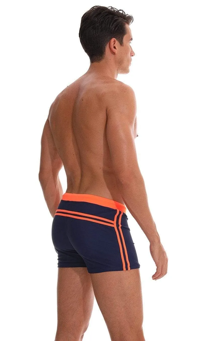 Melon Racing Trunks Swimsuit