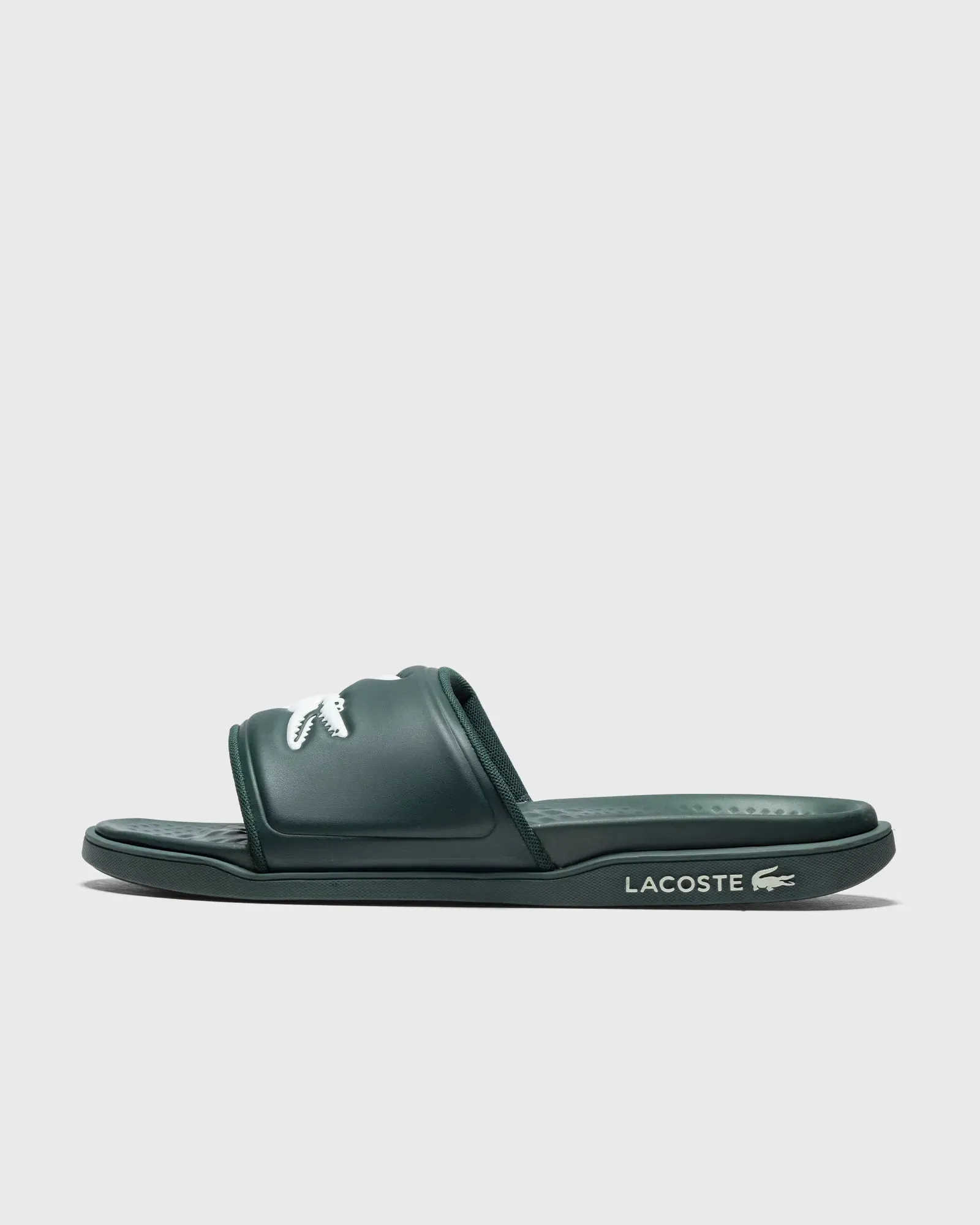 Men's Croco Dualiste Synthetic Slides - Green/White