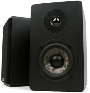 Micca PB42X 15W x 2 Powered Bookshelf Speakers (Pair) (Renewed)