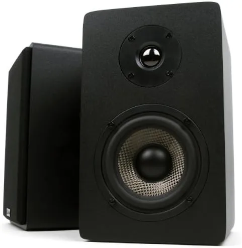 Micca PB42X 15W x 2 Powered Bookshelf Speakers (Pair) (Renewed)