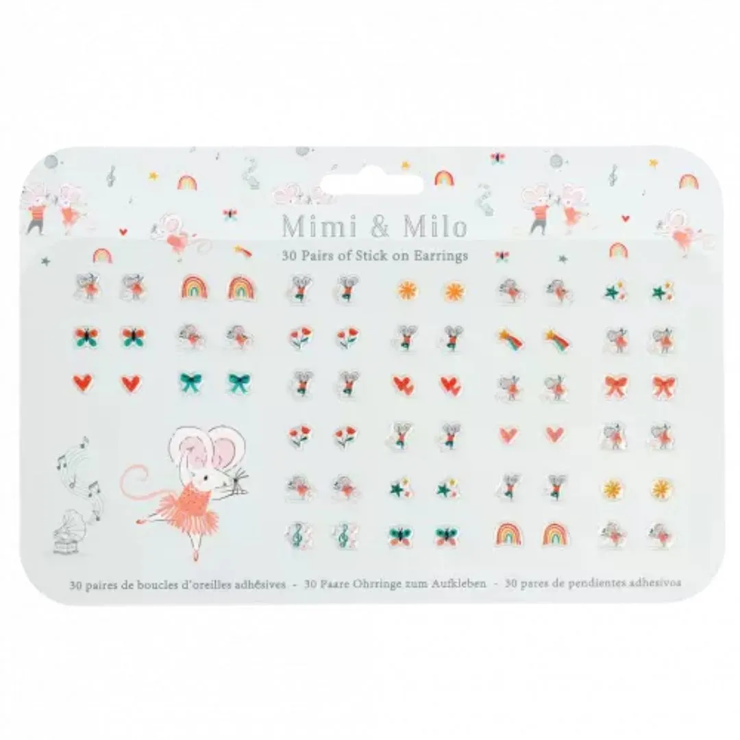 Mimi and Milo Stick on Earrings