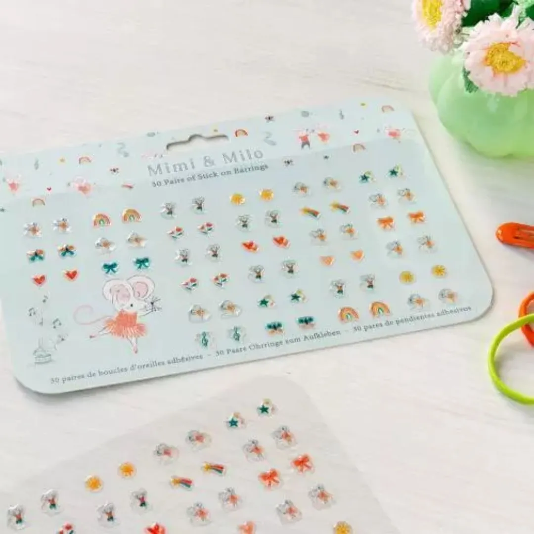 Mimi and Milo Stick on Earrings