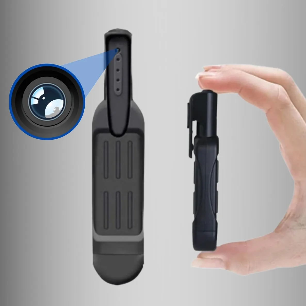 Mini Covert Wearable Security Camera Clip