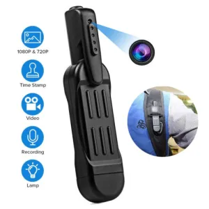 Mini Covert Wearable Security Camera Clip