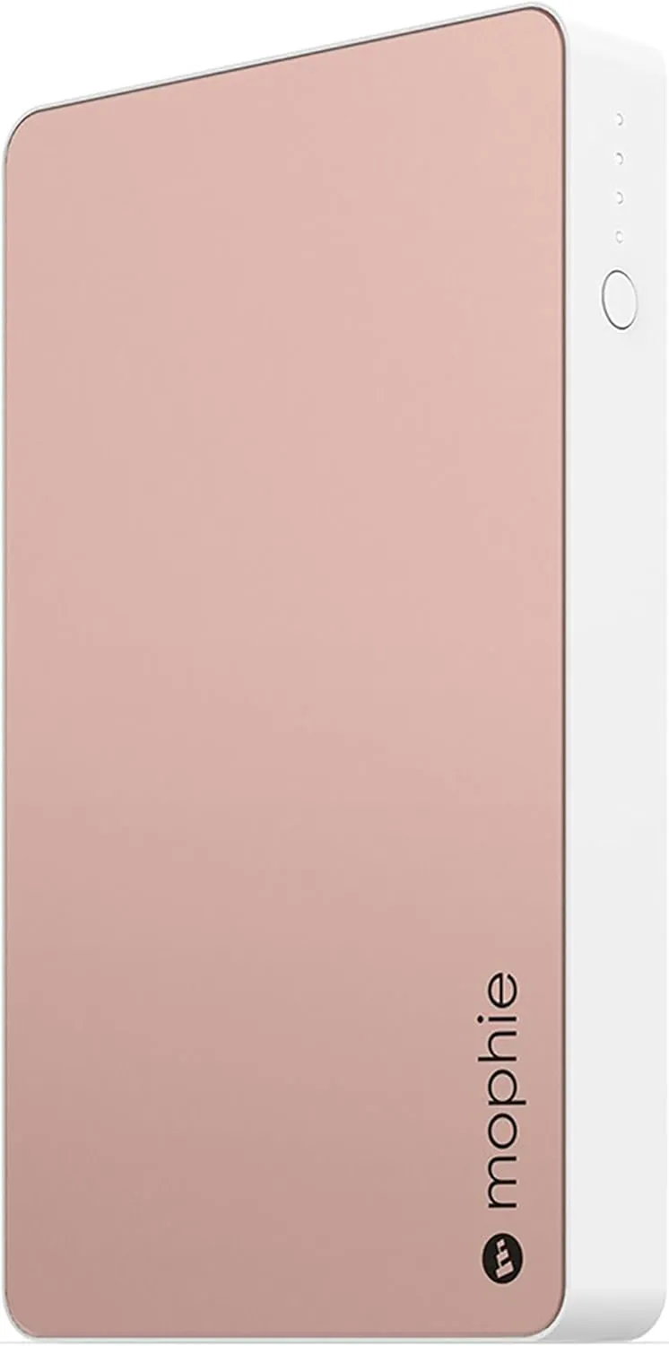Mophie PowerStation - Universal External Battery - Made for Smartphones and Tablets (6,000mAh) - Rose Gold