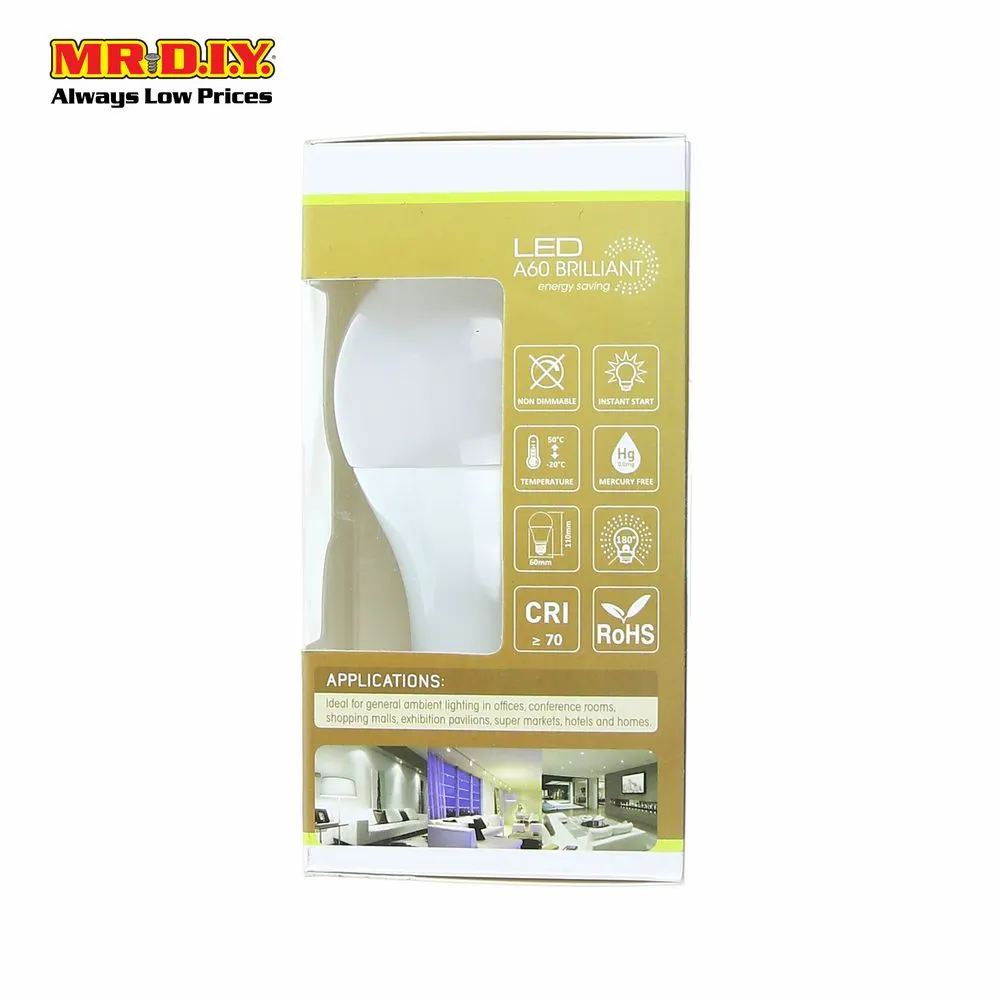 (MR.DIY) BRILLIANT LED Bulb Daylight 6W