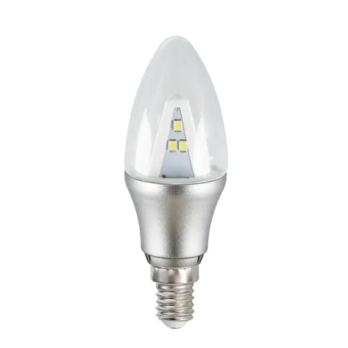 (MR.DIY) Candle Shape LED Bulb Daylight 3W C35