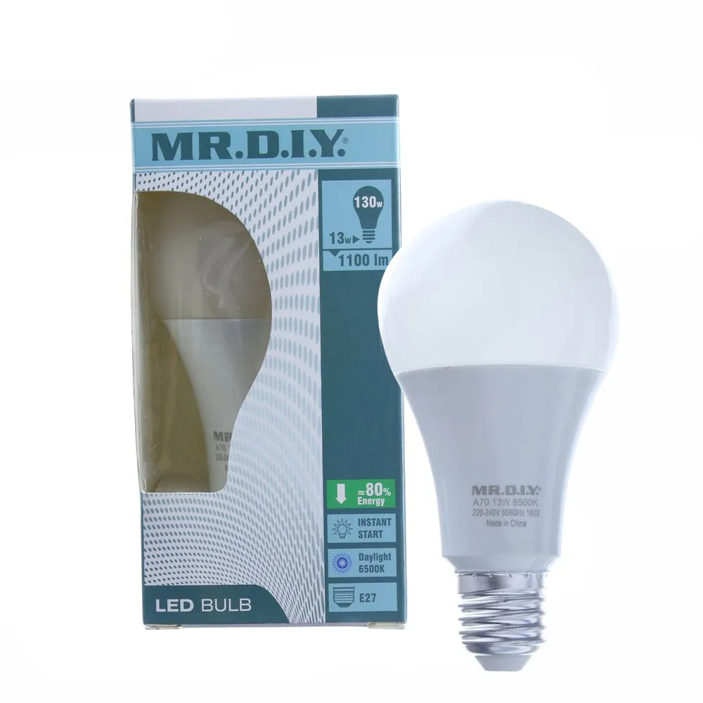(MR.DIY) E27 Daylight Round Shape LED Bulb 13W
