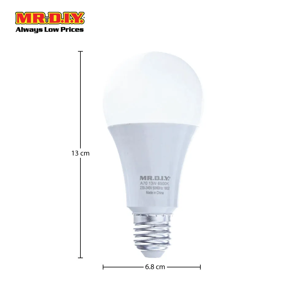(MR.DIY) E27 Daylight Round Shape LED Bulb 13W