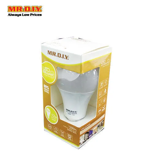 (MR.DIY) Round Shape LED Bulb Daylight A70 12W 1200lm