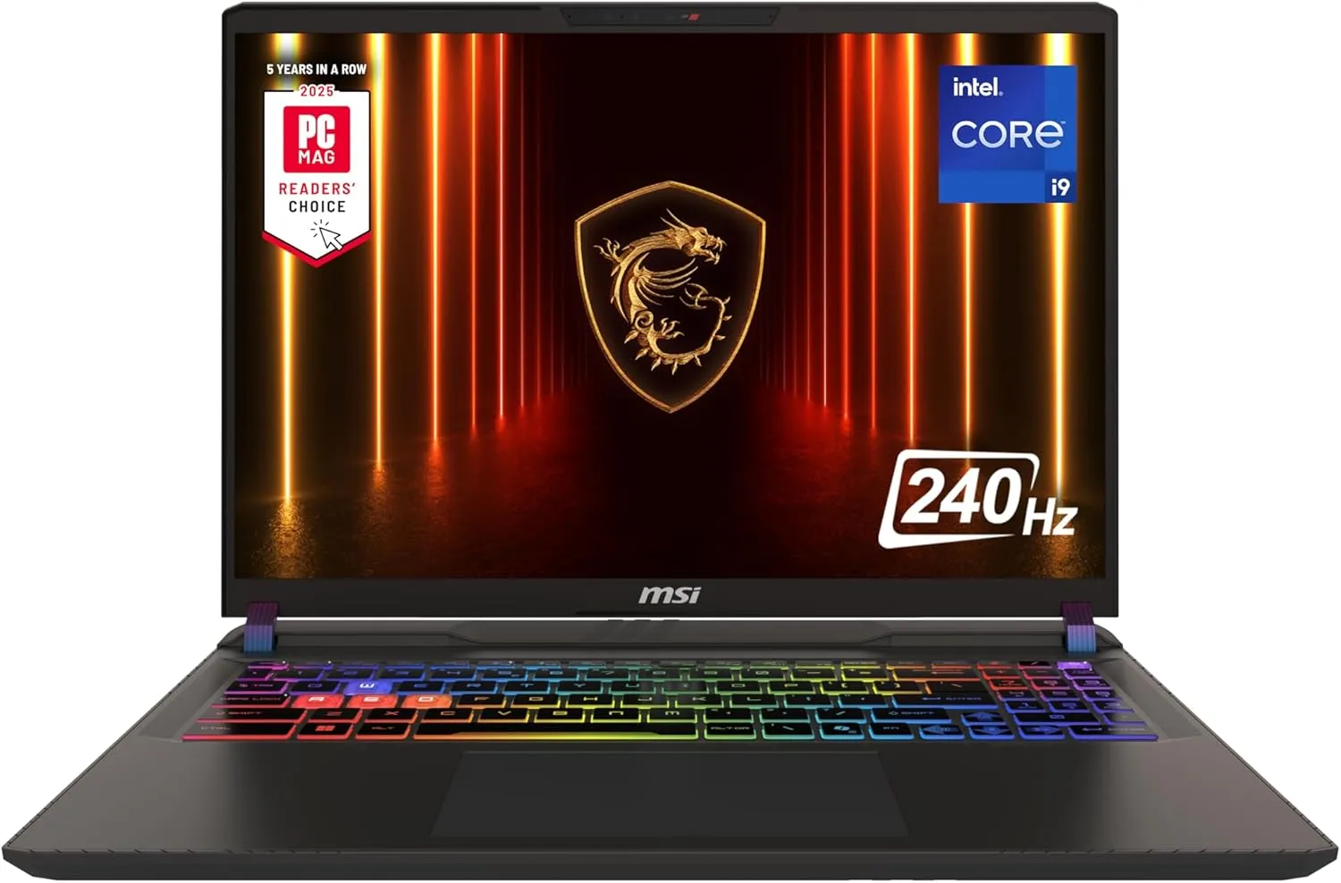 MSI Vector 16 HX AI Gaming Laptop (Intel 24-Core Ultra 9-275HX, RTX 5080 175W, 16" QHD 240Hz, 32GB DDR5, 1TB Gen5   2TB Gen4 SSD, Wi-Fi 7, HDMI, 2xUSB-C, RGB Backlit Keyboard, W11 Pro w/Accessories)