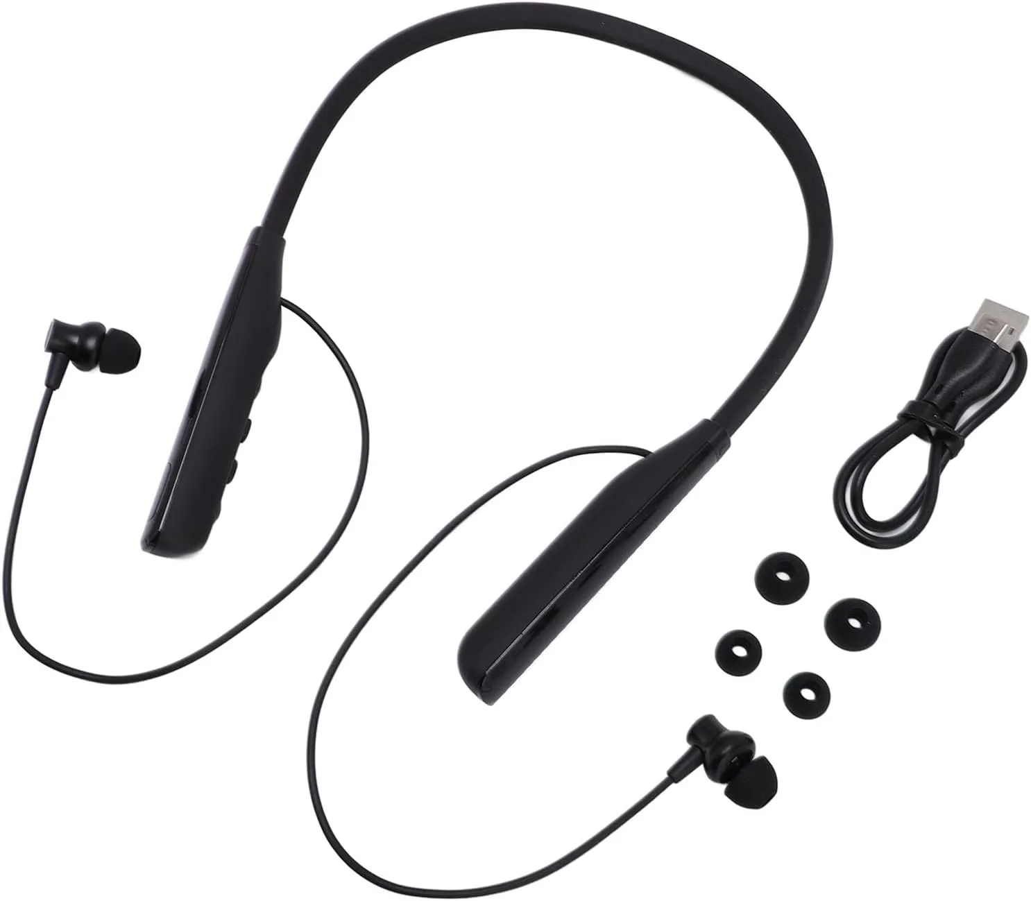Neckband Bluetooth Headphones, Neckband Earphones for Sport, Business, Bluetooth Cordless Headphones Stereo Bass in Ear Headsets