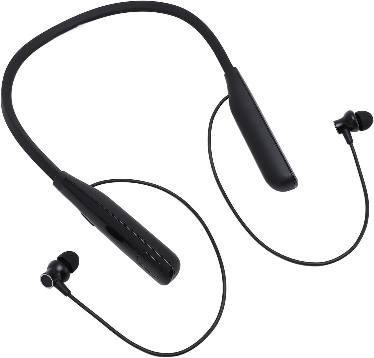 Neckband Bluetooth Headphones, Wireless Earbuds Half in Ear Design, 100 Hours of Listening Time, for Running, Exercising, Traveling, Business Trips
